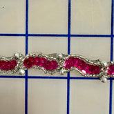 Sequin Trim - 3/8-inch Fuchsia Sequined Close-Out